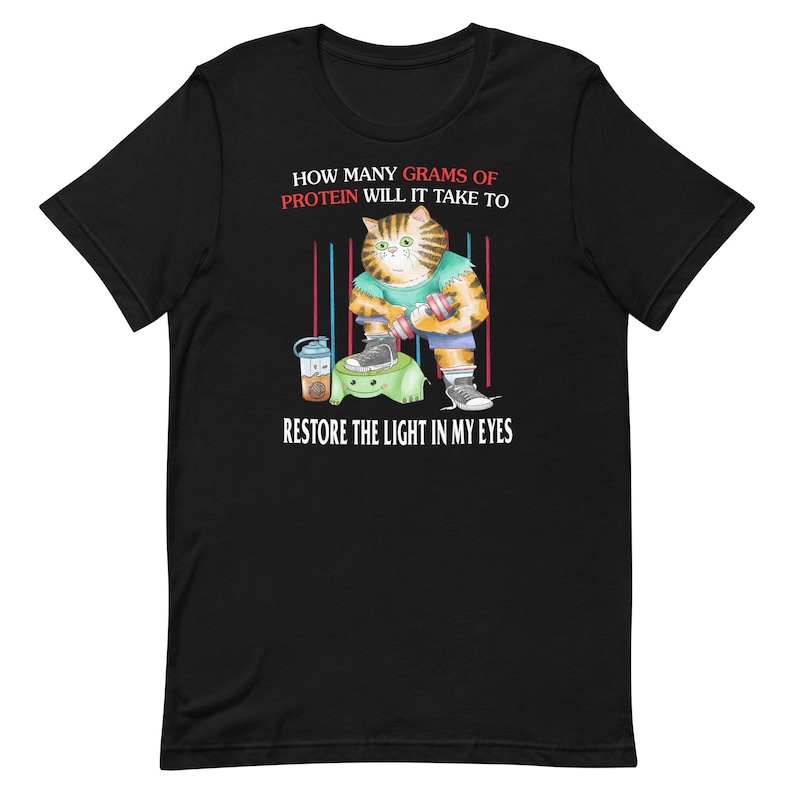 Gym Cat Unisex t-shirt