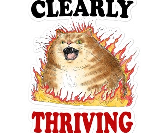 Thriving Bubble-free stickers