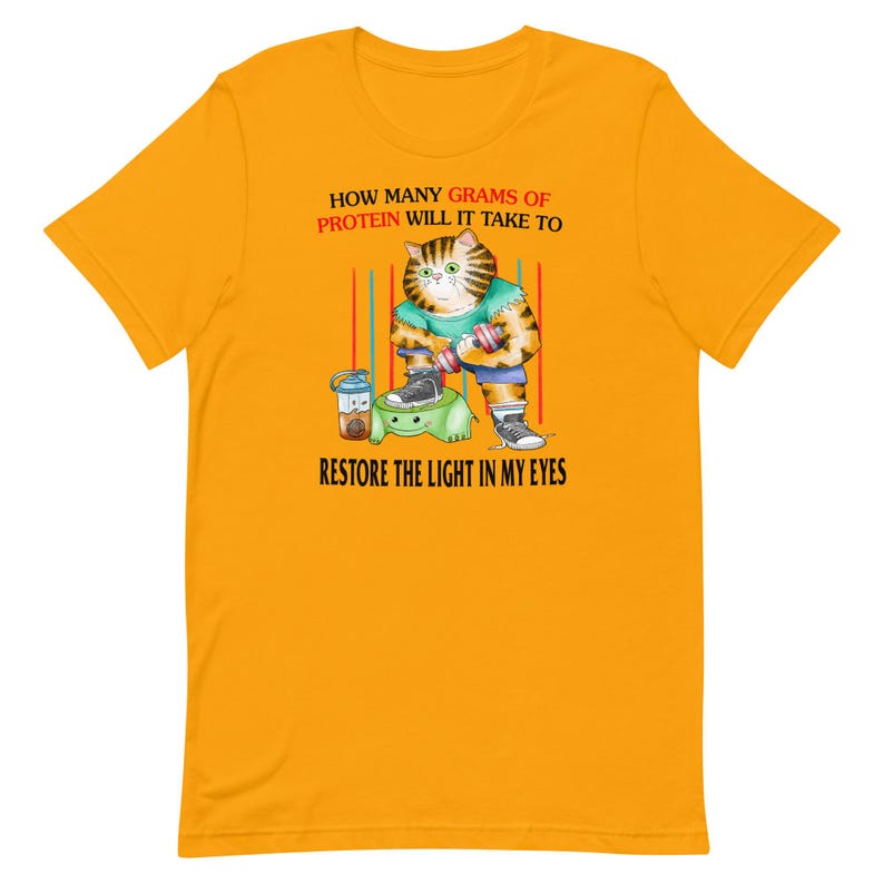 Gym Cat Unisex t-shirt