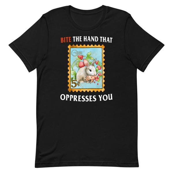 Bite the Hand Unisex t-shirt