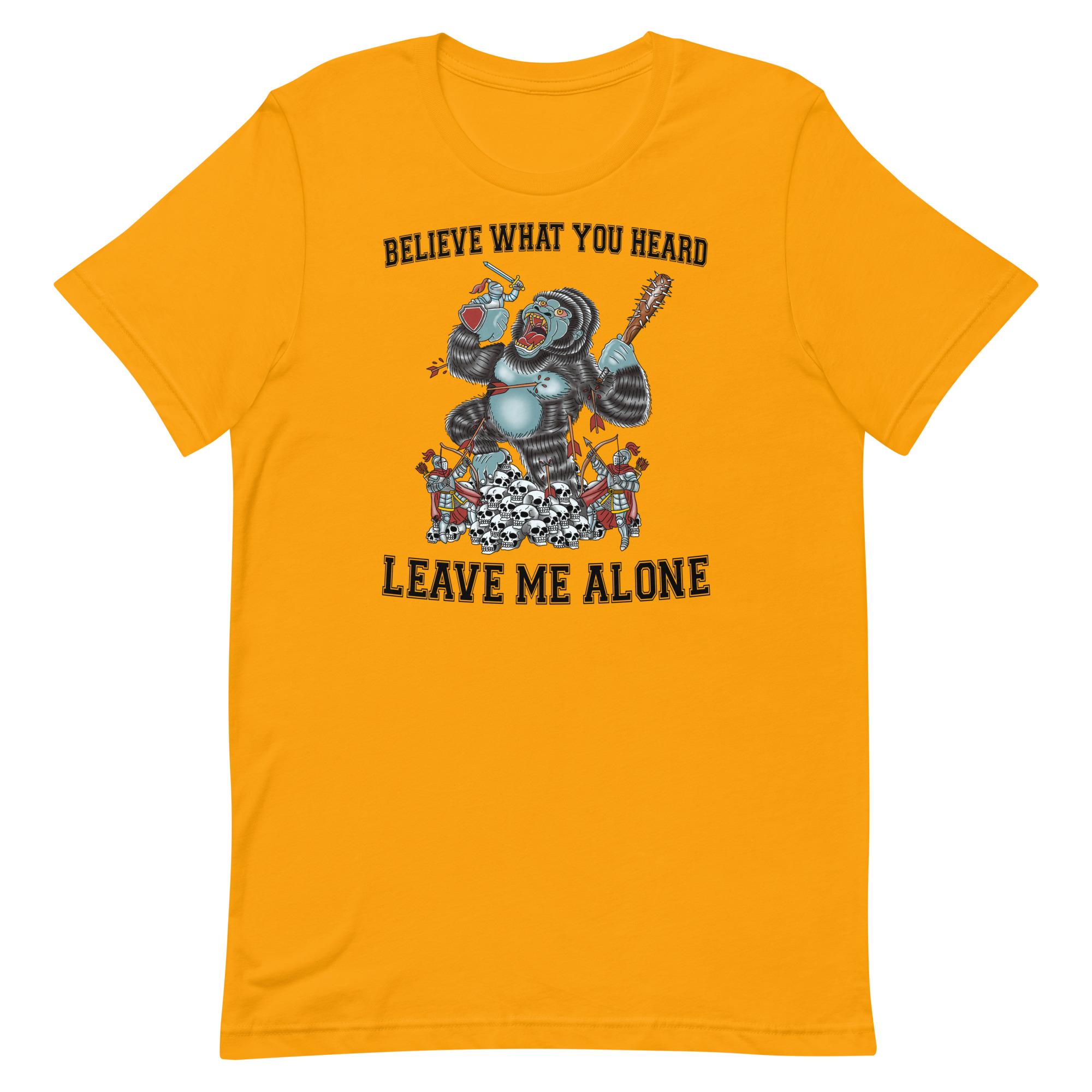 Leave Me Alone」ユニセックスTシャツ - Etsy 日本