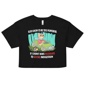 Moderate/Severe Indigestion Women’s crop top