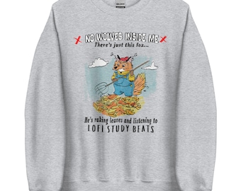 Sweat-shirt unisexe Lofi Fox