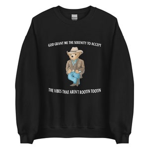 Serenity Bear (Dark Version) Unisex Sweatshirt **THE ORIGINAL**