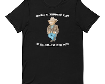 Serenity Bear (Dark Version) Unisex t-shirt **THE ORIGINAL**