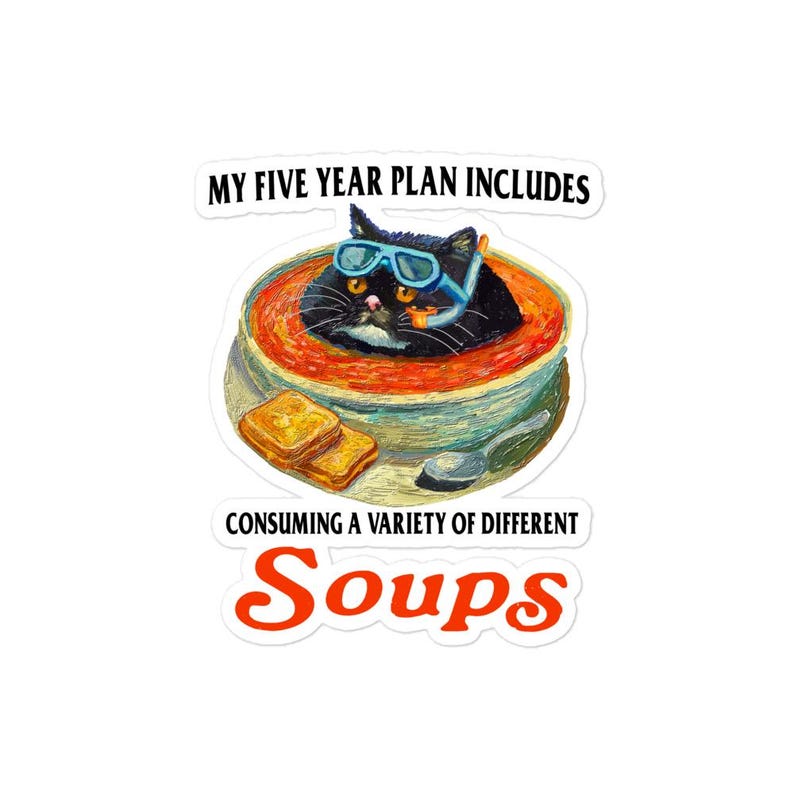 Five Year Plan Bubble-free stickers
