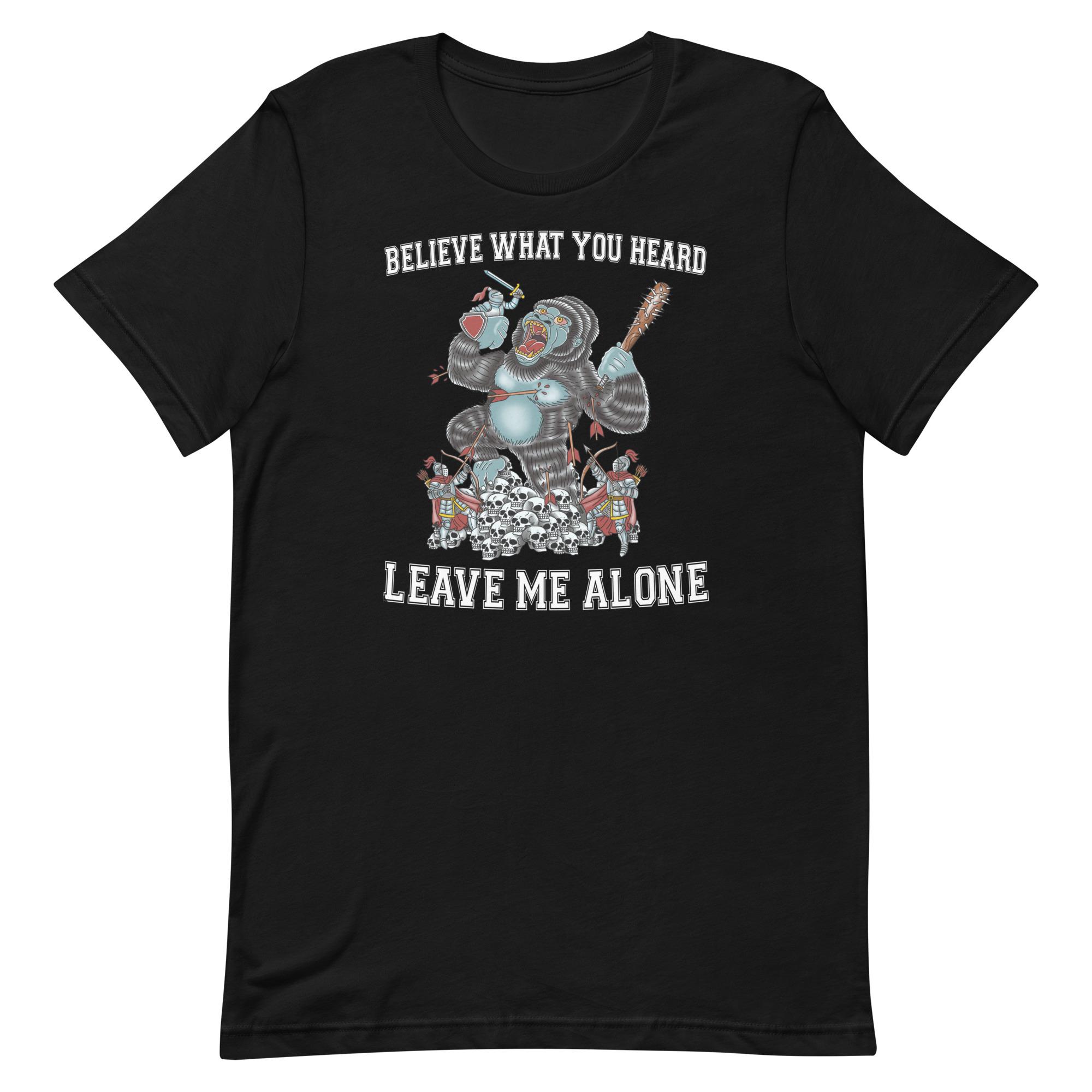 Leave Me Alone」ユニセックスTシャツ - Etsy 日本