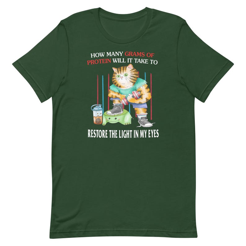 Gym Cat Unisex t-shirt
