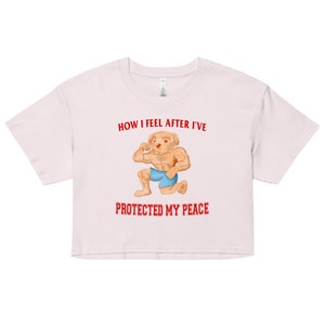 Protect Your Peace Women’s crop top