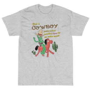 Buddhist Cowboy Meme Short Sleeve T-Shirt