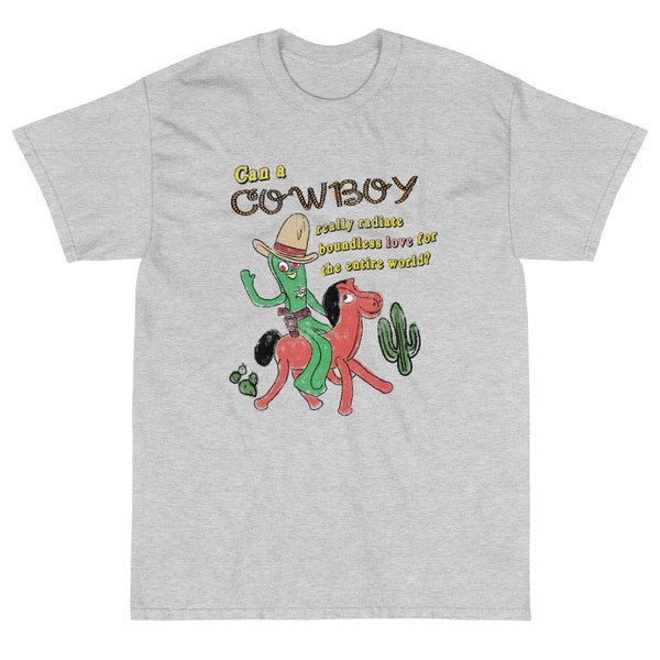 Buddhist Cowboy Meme Short Sleeve T-Shirt