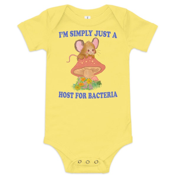 Bacteria Baby short sleeve one piece