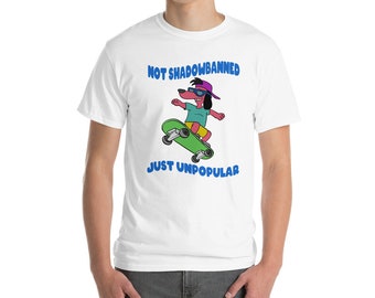 Not Shadow Banned Short Sleeve T-Shirt