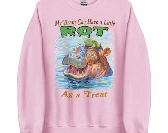 Brain Rot-uniseks sweatshirt