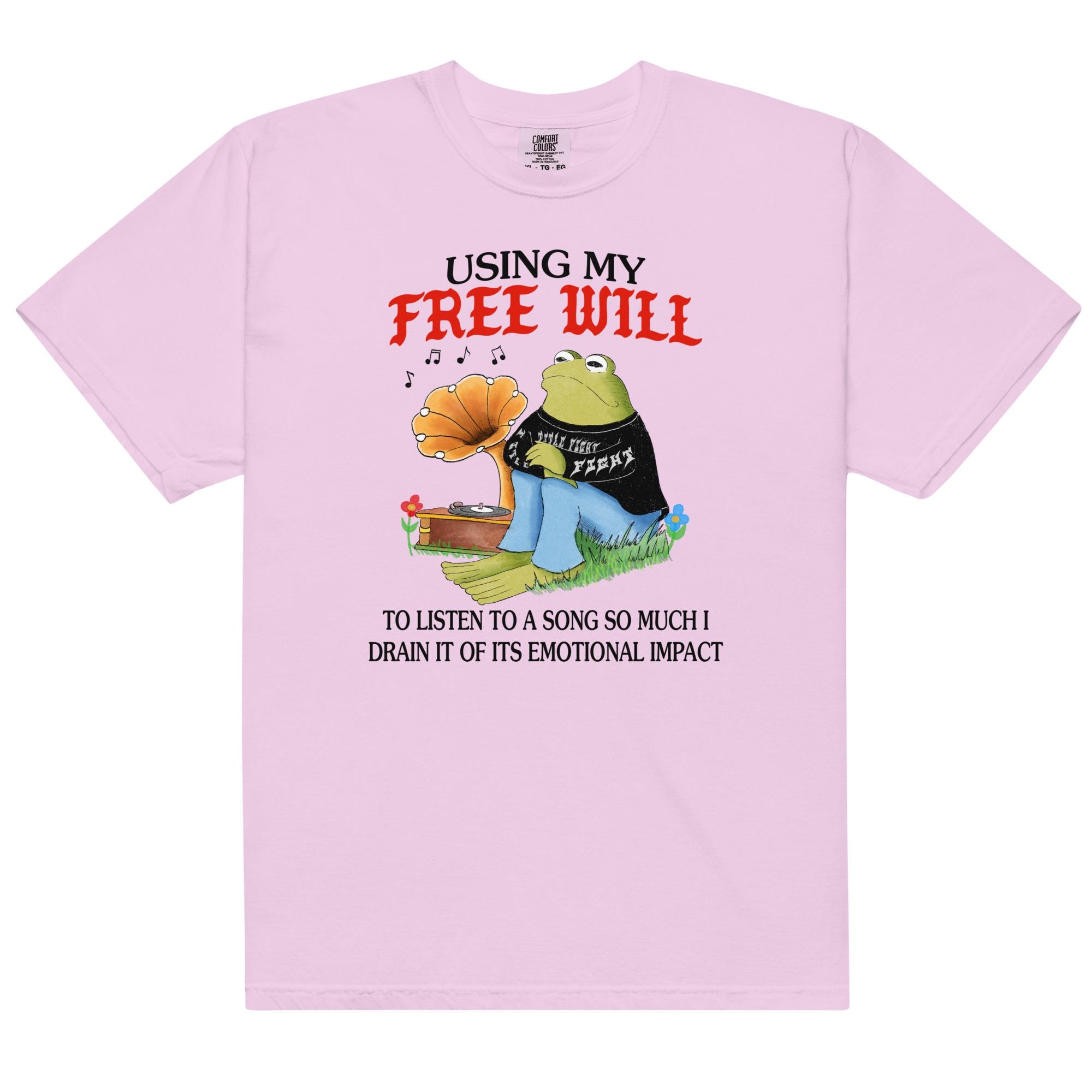 Free Will Unisex (comfort Colors) T-shirt - Etsy Israel