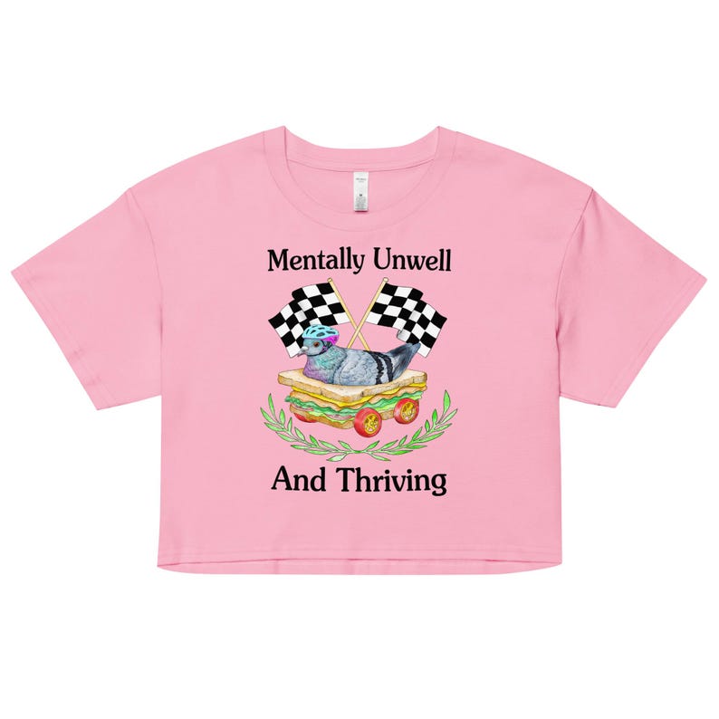Mentally Unwell Women’s crop top