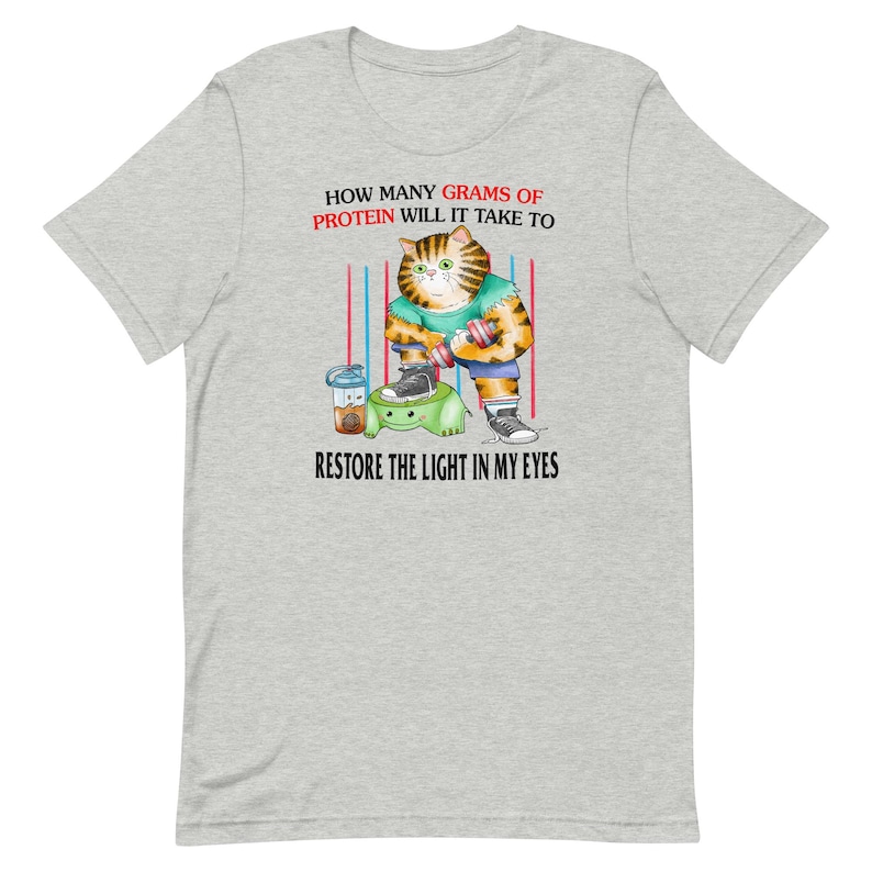 Gym Cat Unisex t-shirt