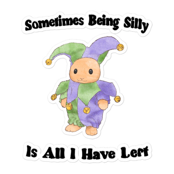 Being Silly Bubble-free stickers