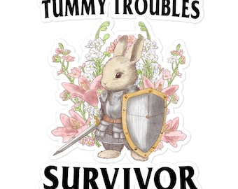 Tummy Troubles Bubble-free stickers