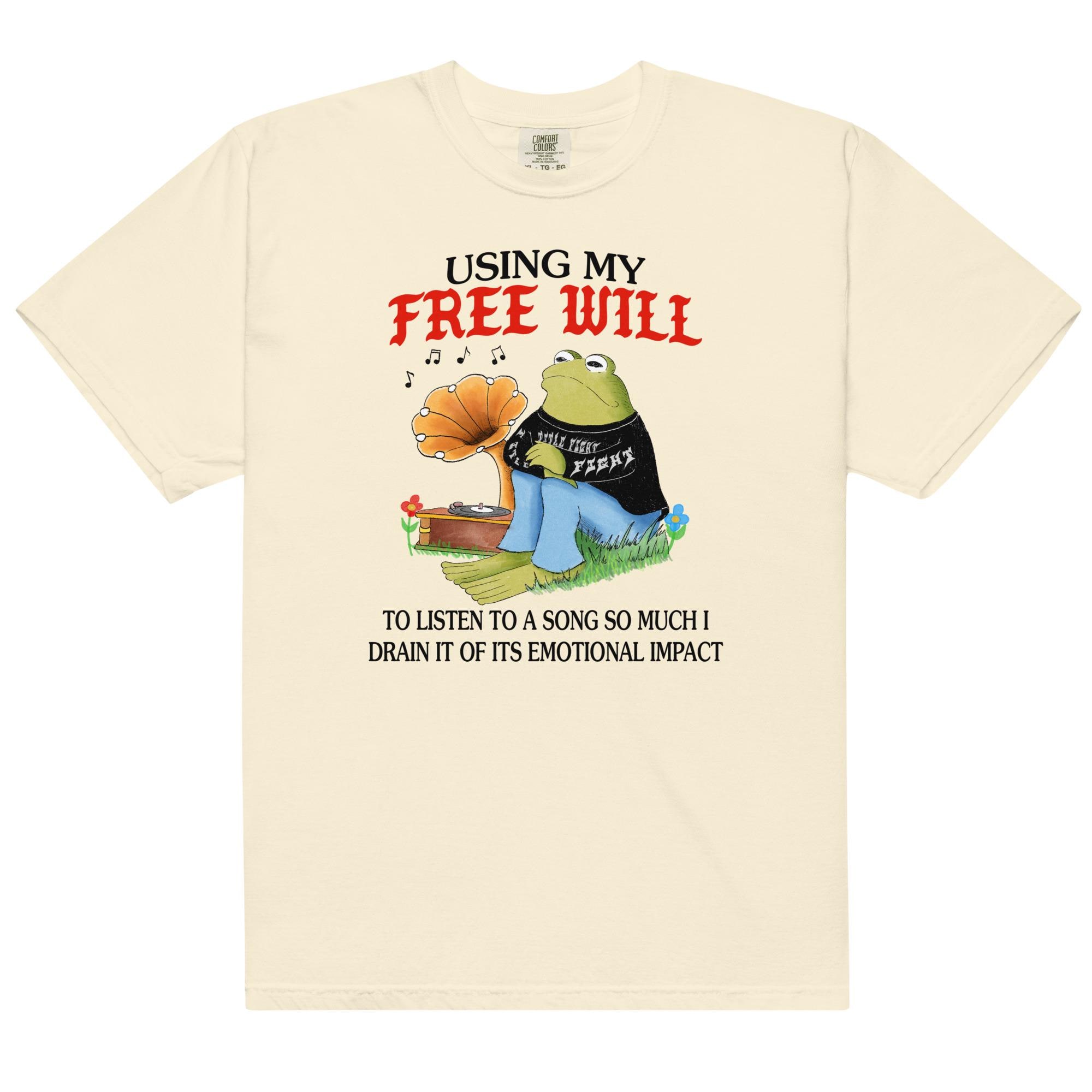 Free Will Unisex (comfort Colors) T-shirt - Etsy Israel