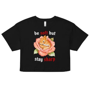 Stay Sharp Women’s crop top