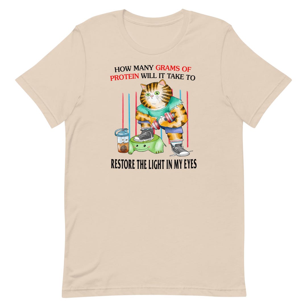 Gym Cat Unisex t-shirt