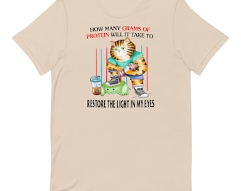 Gym Cat Unisex t-shirt