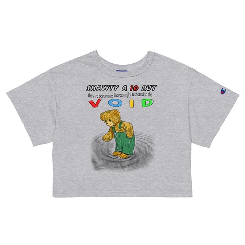 Shawty Void Champion Crop Top Etsy