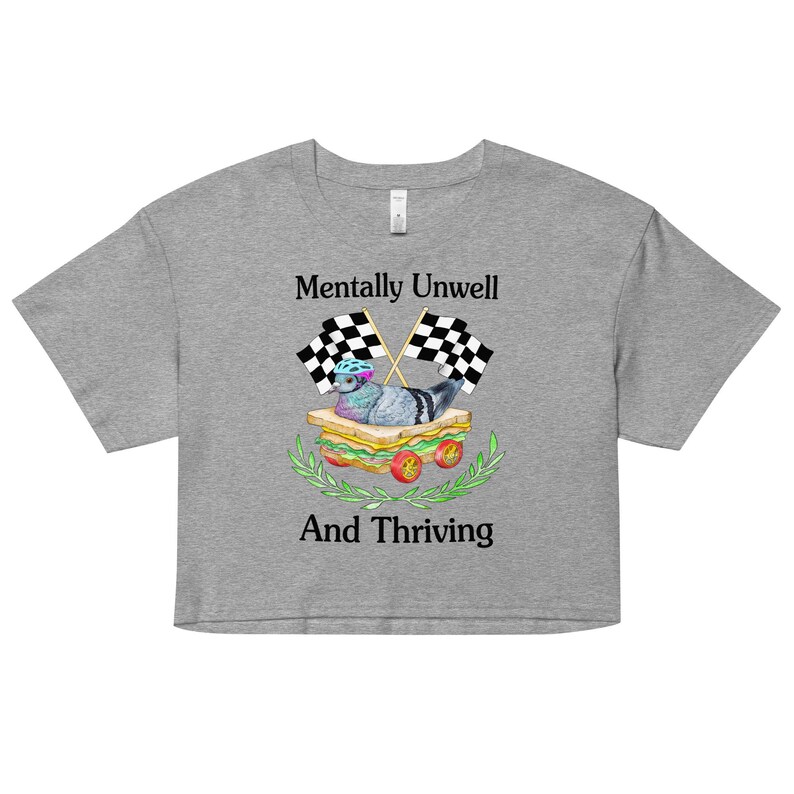 Mentally Unwell Women’s crop top