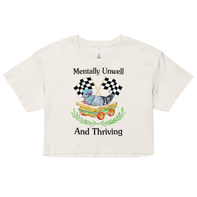 Mentally Unwell Women’s crop top