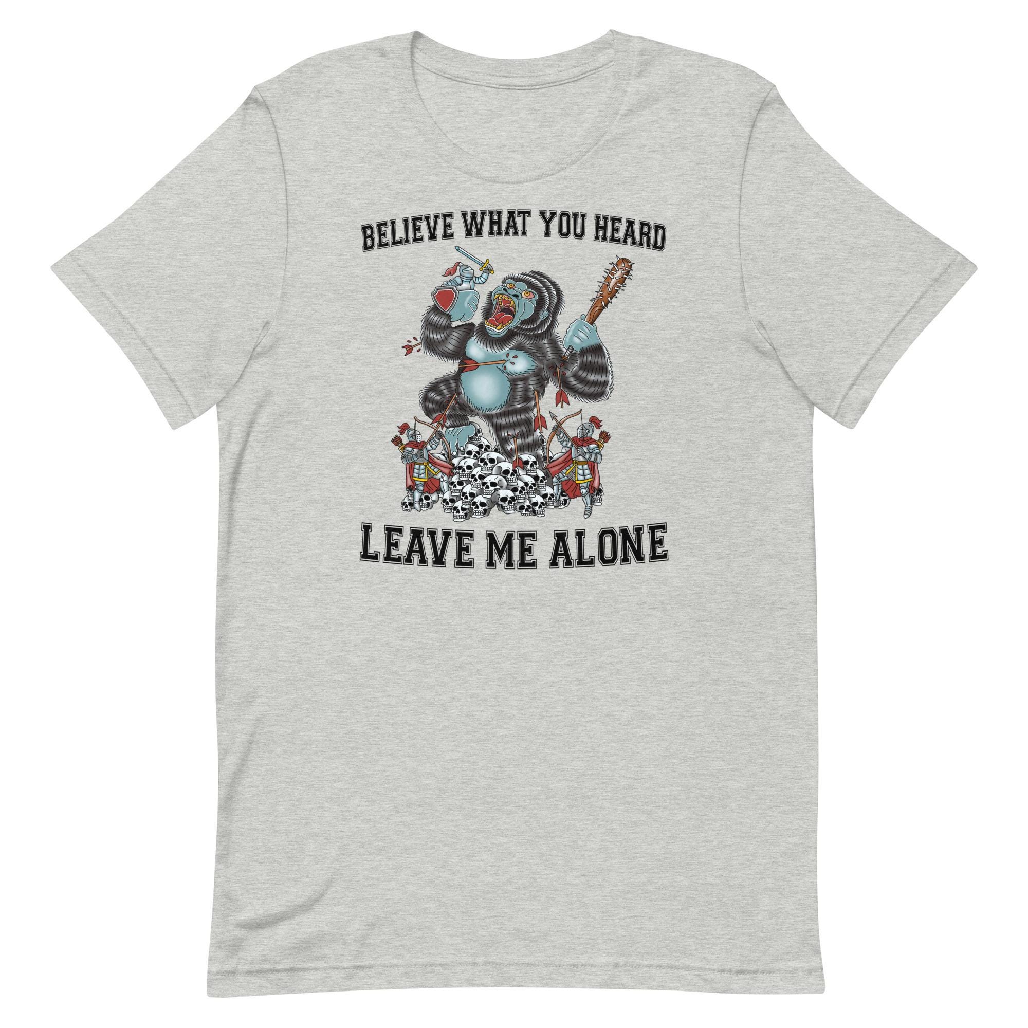 Leave Me Alone」ユニセックスTシャツ - Etsy 日本