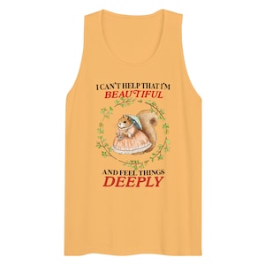 Schönes und tiefes Premium-Tanktop für Männer