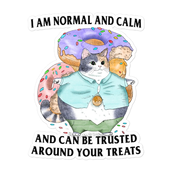 Trusted with Treats Bubble-free stickers