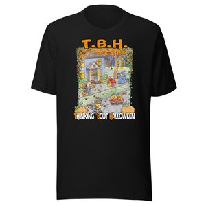 Thinking About Halloween Unisex t-shirt