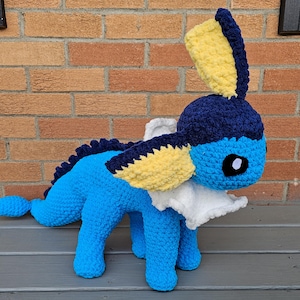 Vaporeon Crochet Amigurumi