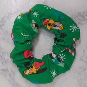 Christmas Pop Culture Mr and Mrs Mouse Hair Scrunchie; Fairy Tale Hair Accessories; Princess Apparel; Cartoon Hair Accessories;