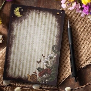 Blocco note A5, 25 pagine, Magic Notes, blocco note, lista delle cose da fare, blocco, carta riciclata, quaderno, appunti, griglia a punti, punteggiato