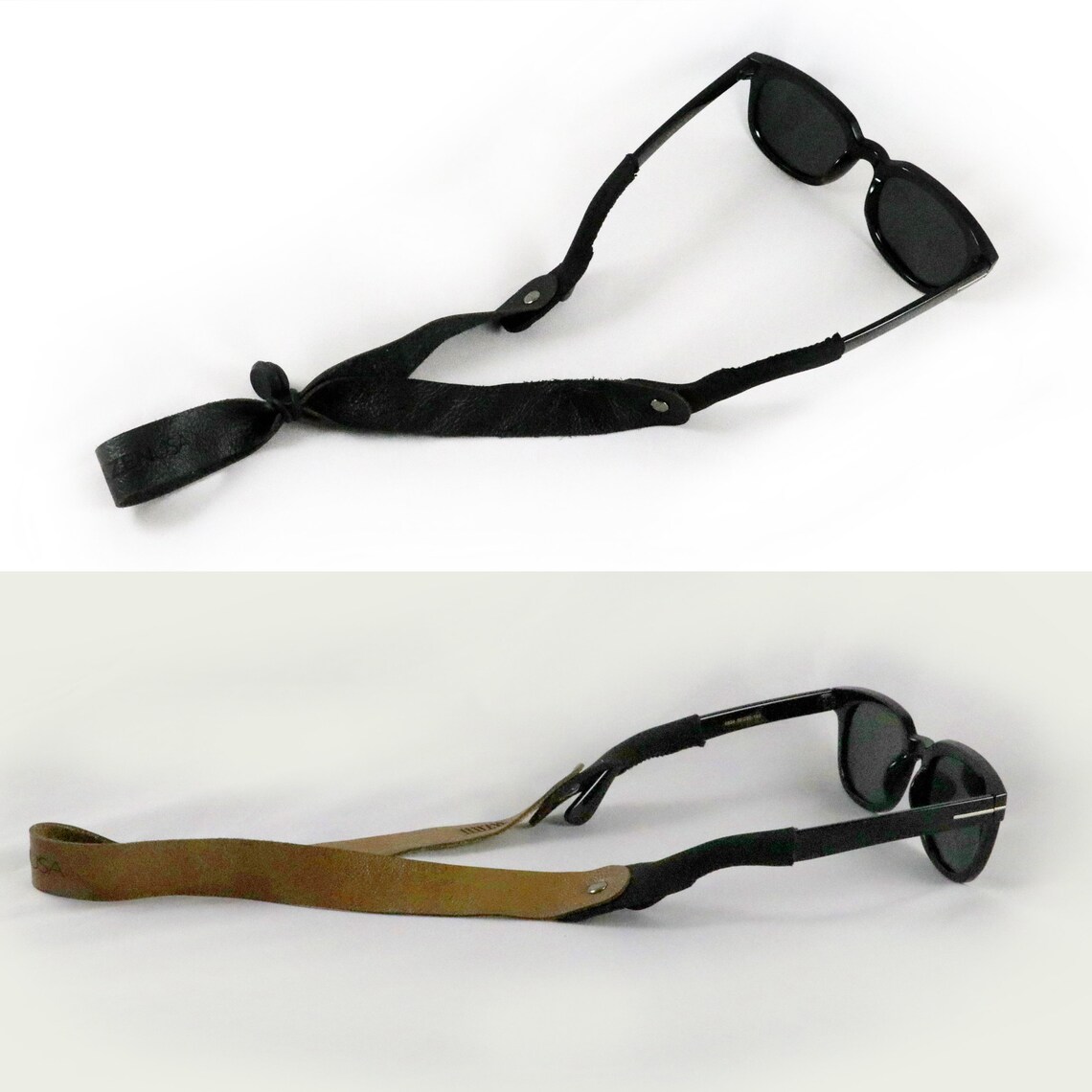 Custom Sunglass strap Personalised Genuine Leather Sunglasses Etsy