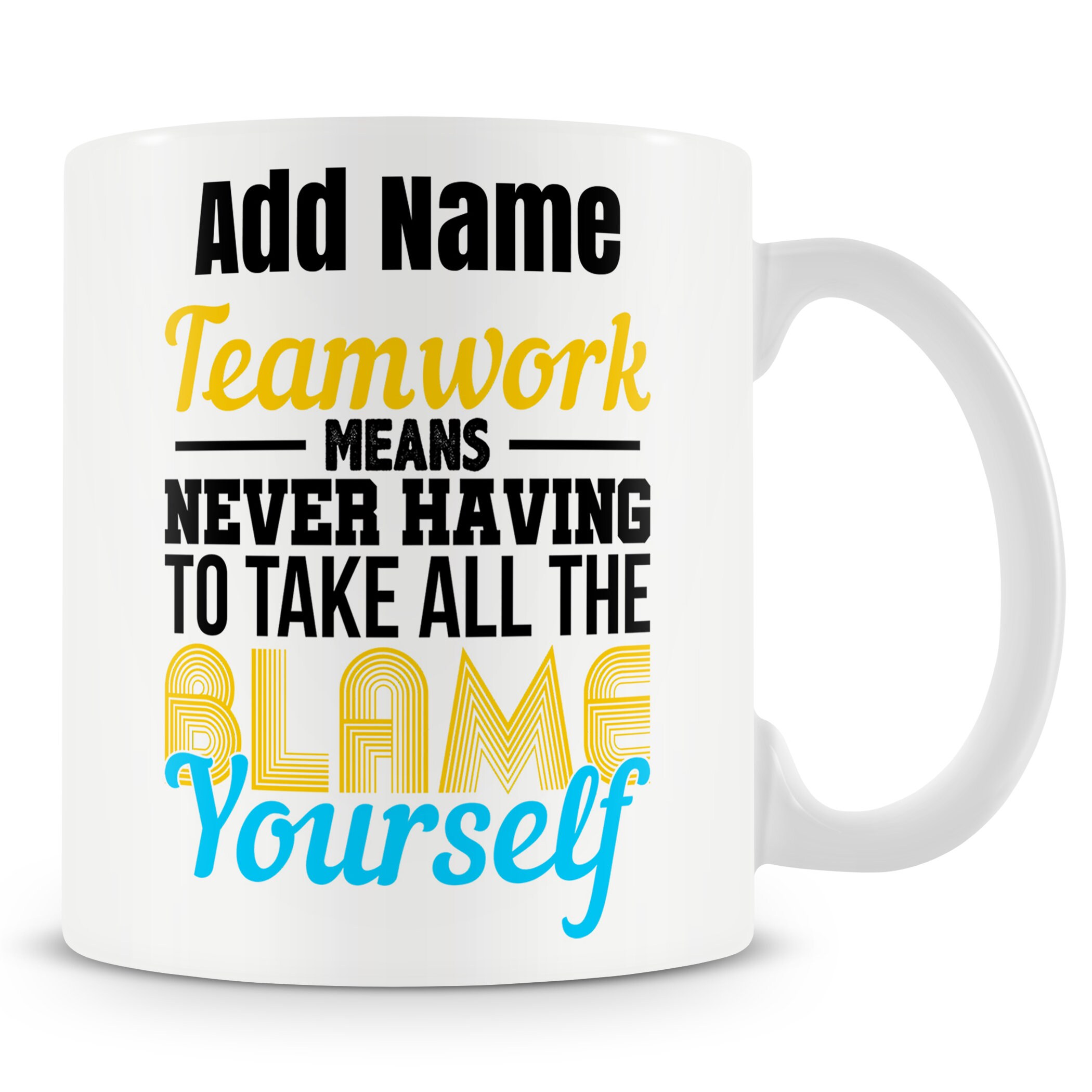 Novelty Funny Gift Mug For Work Colleagues Teamwork Means Etsy