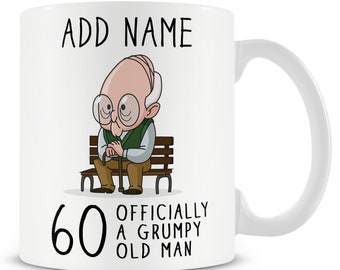 60th Birthday Mug - Grumpy Old Man