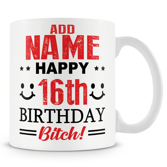 16th birthday mugs