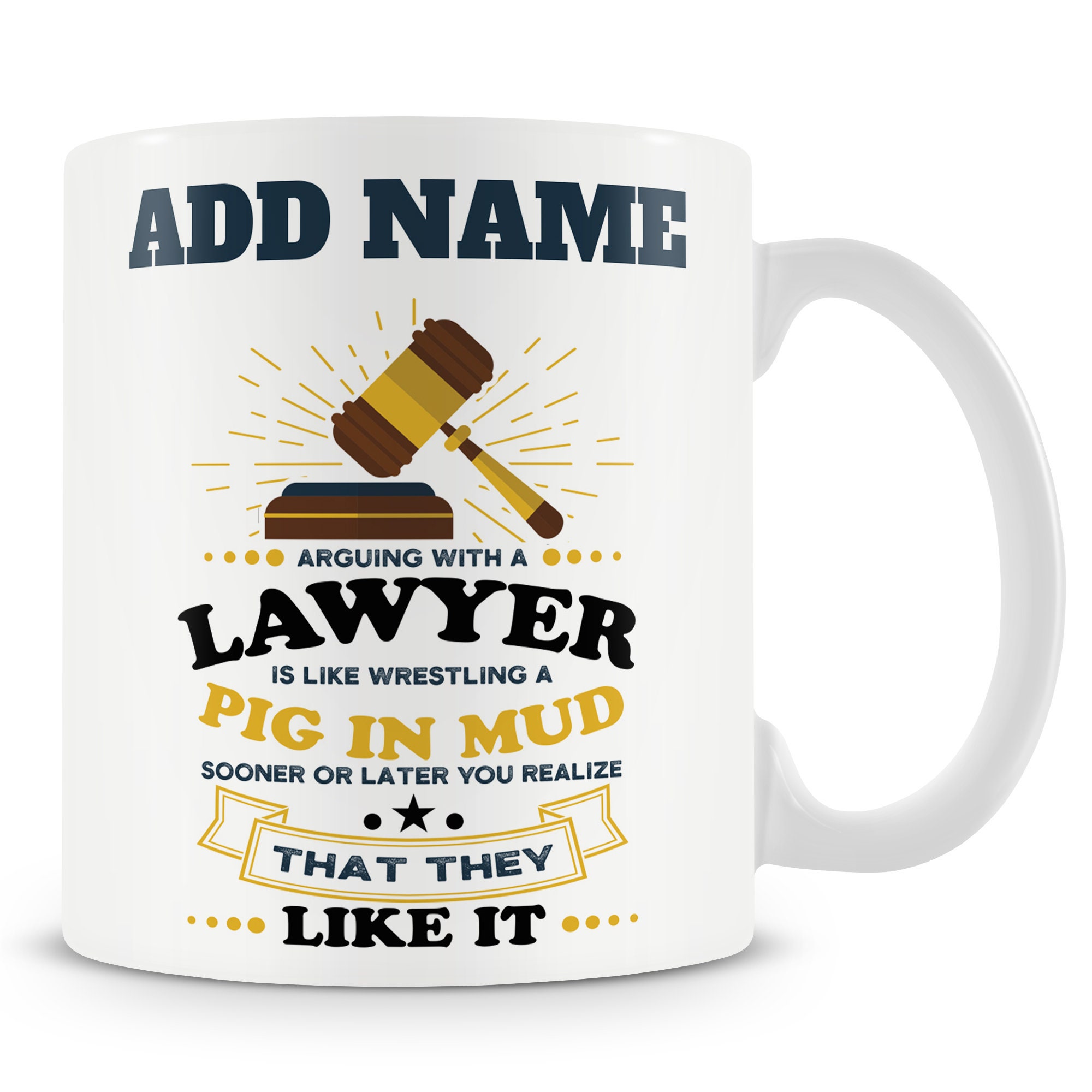 Avocat Mug cadeau personnalisé Argumenter avec un avocat | Etsy