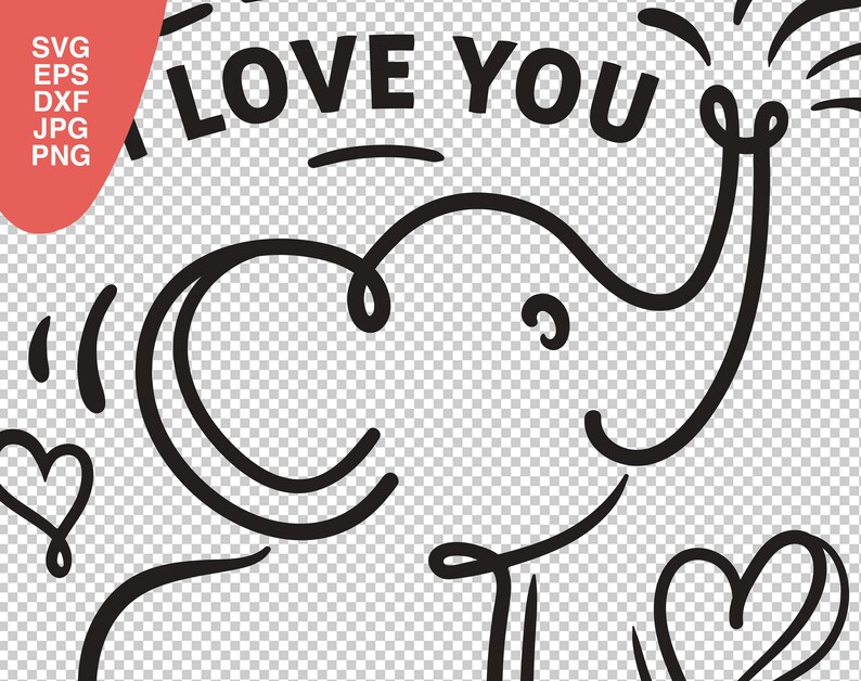 Download Elephant mother's day SVG Baby Elephant Digital Clipart | Etsy