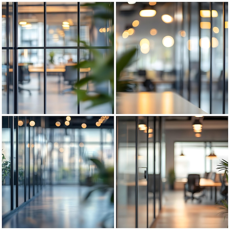 Modern Minimal Office Digital Backdrop for Resume Blurred Professional ...