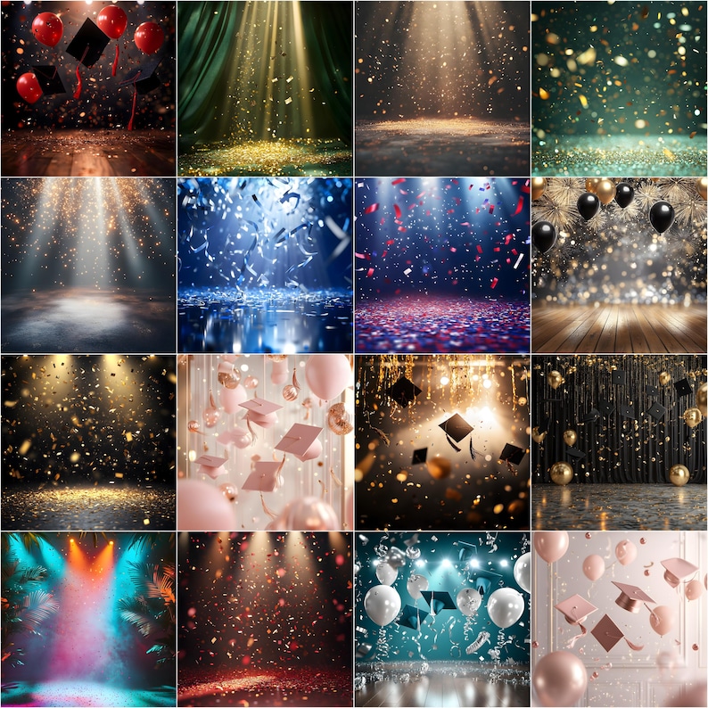 Graduation Digital Backdrops, Graduation Photography Backgrounds ...