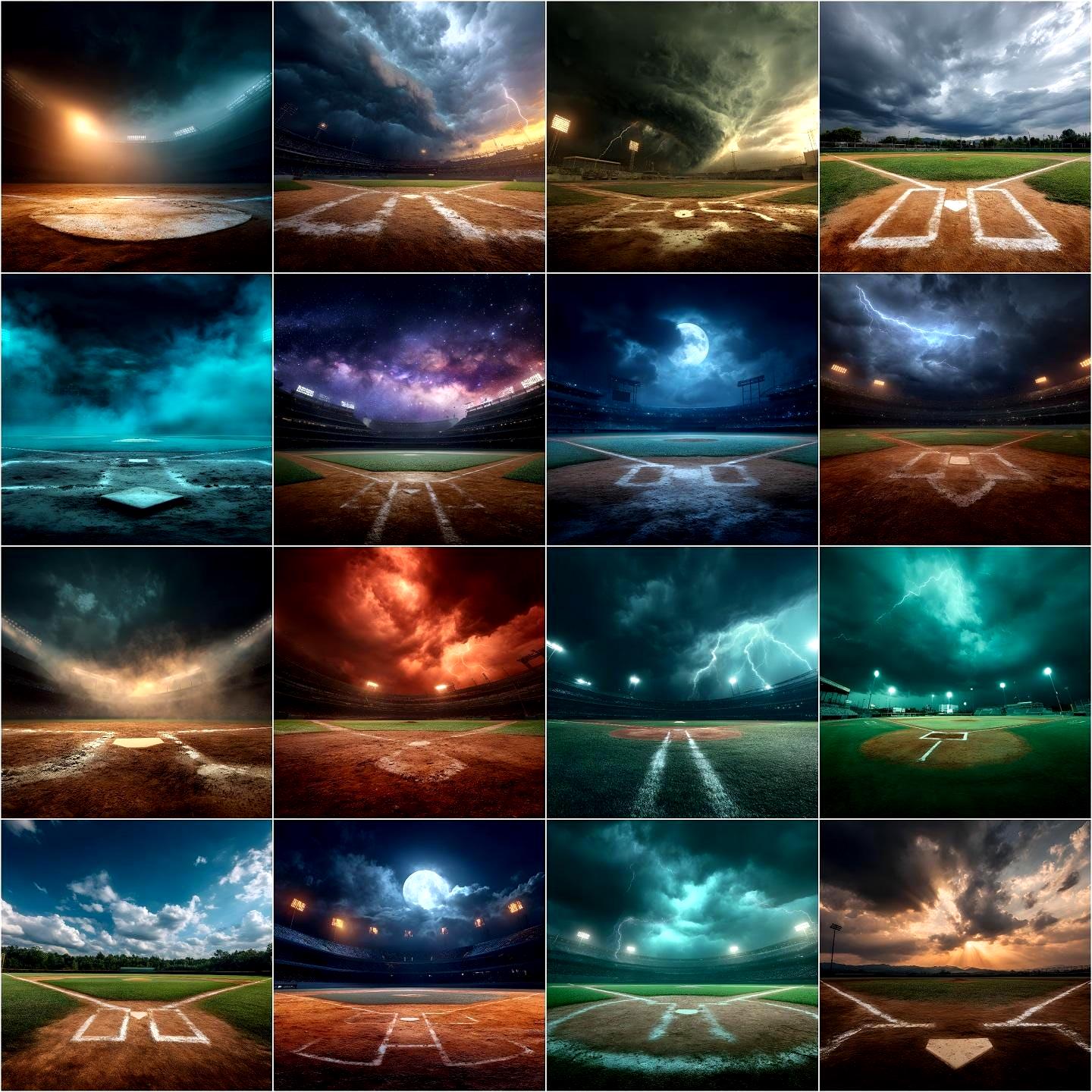 125 Baseball & Softball Backdrops, Stadium Lights Backgrounds, Baseball ...