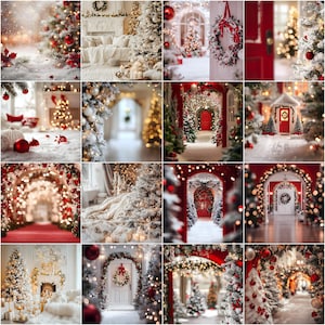 Holiday Christmas Digital Backdrops, Christmastime Digital Photography ...