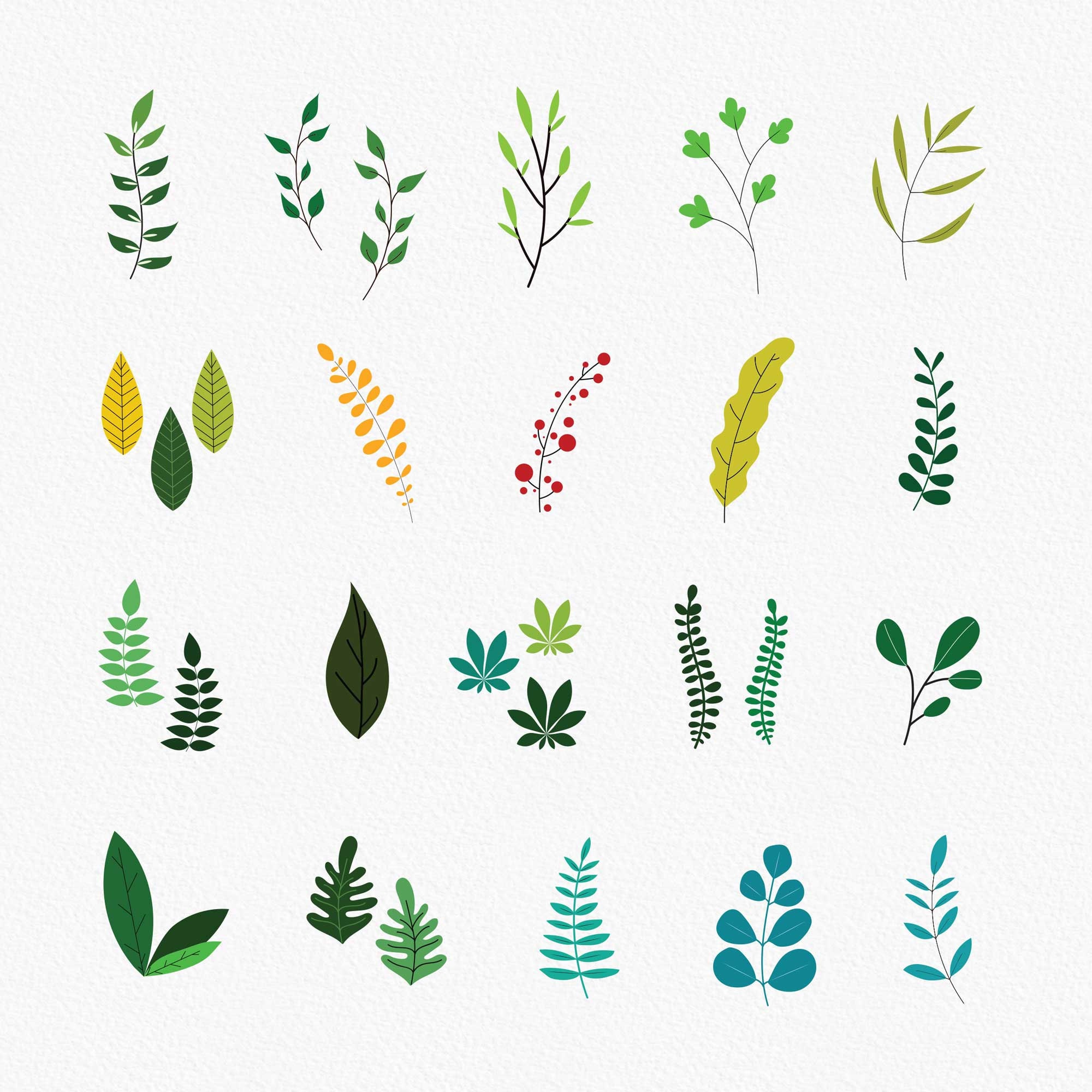 40 Vintage Floral Clipart Collection PNG SVG & EPS file High | Etsy