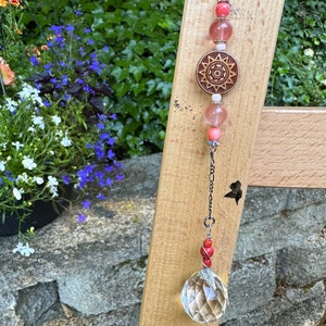 Beaded Crystal Prism Suncatcher | 20mm | Window Decor | Window Ornament