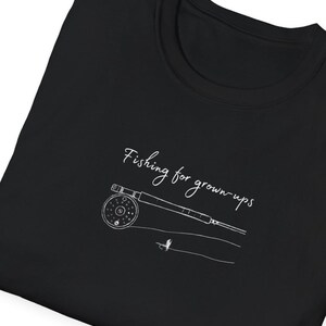 Angeln für Erwachsene - Fliegenfischen T-Shirt - Fliegenfischer T-Shirt - Fliegenfischen T-Shirt - Fischer T-Shirt - Vatertagsgeschenk - Fischen T-Shirt